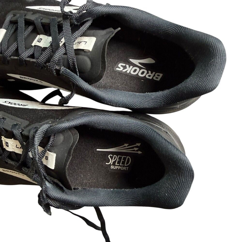 Brooks Launch GTS 9 Running Shoes Black/White US Men size 12.5D EUC - Picture 7 of 9